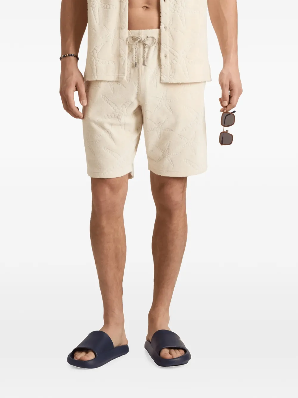 Vilebrequin Starlettes Jacquard terry bermuda shorts