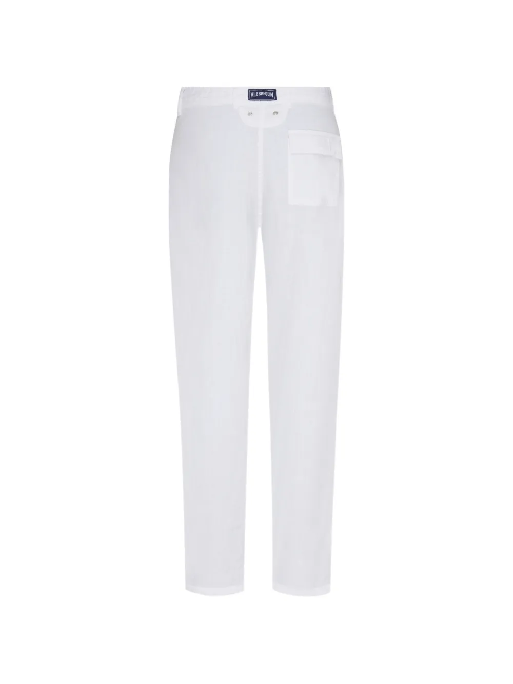 Vilebrequin Panache linnen broek met rechte pijpen Wit
