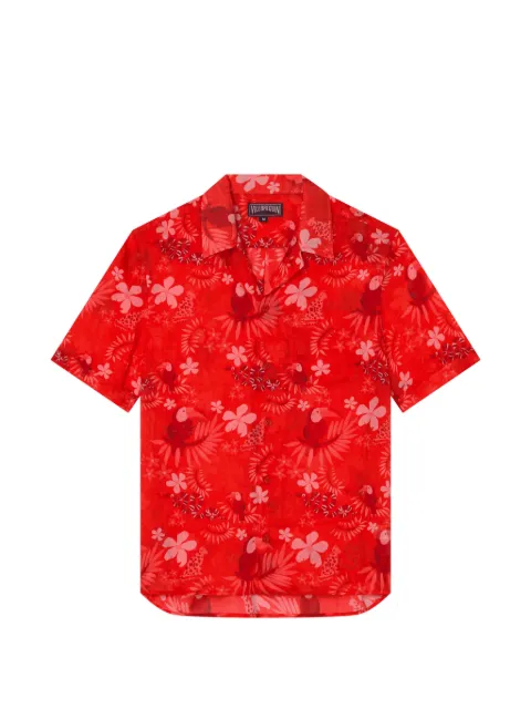 Vilebrequin Papel de Embrulho ramie shirt