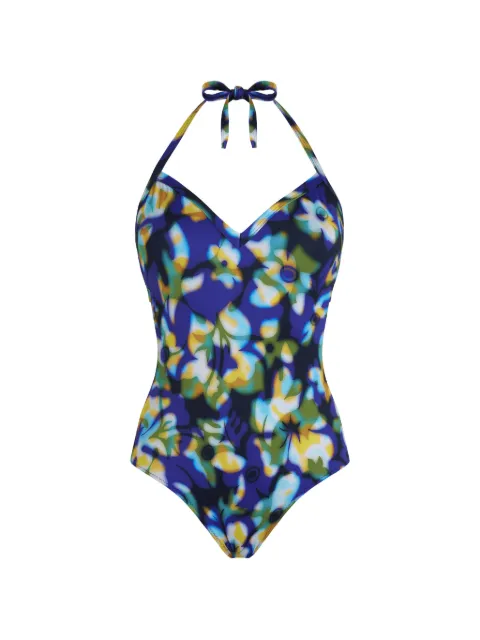 Vilebrequin Frangipanier Trouble halterneck swimsuit