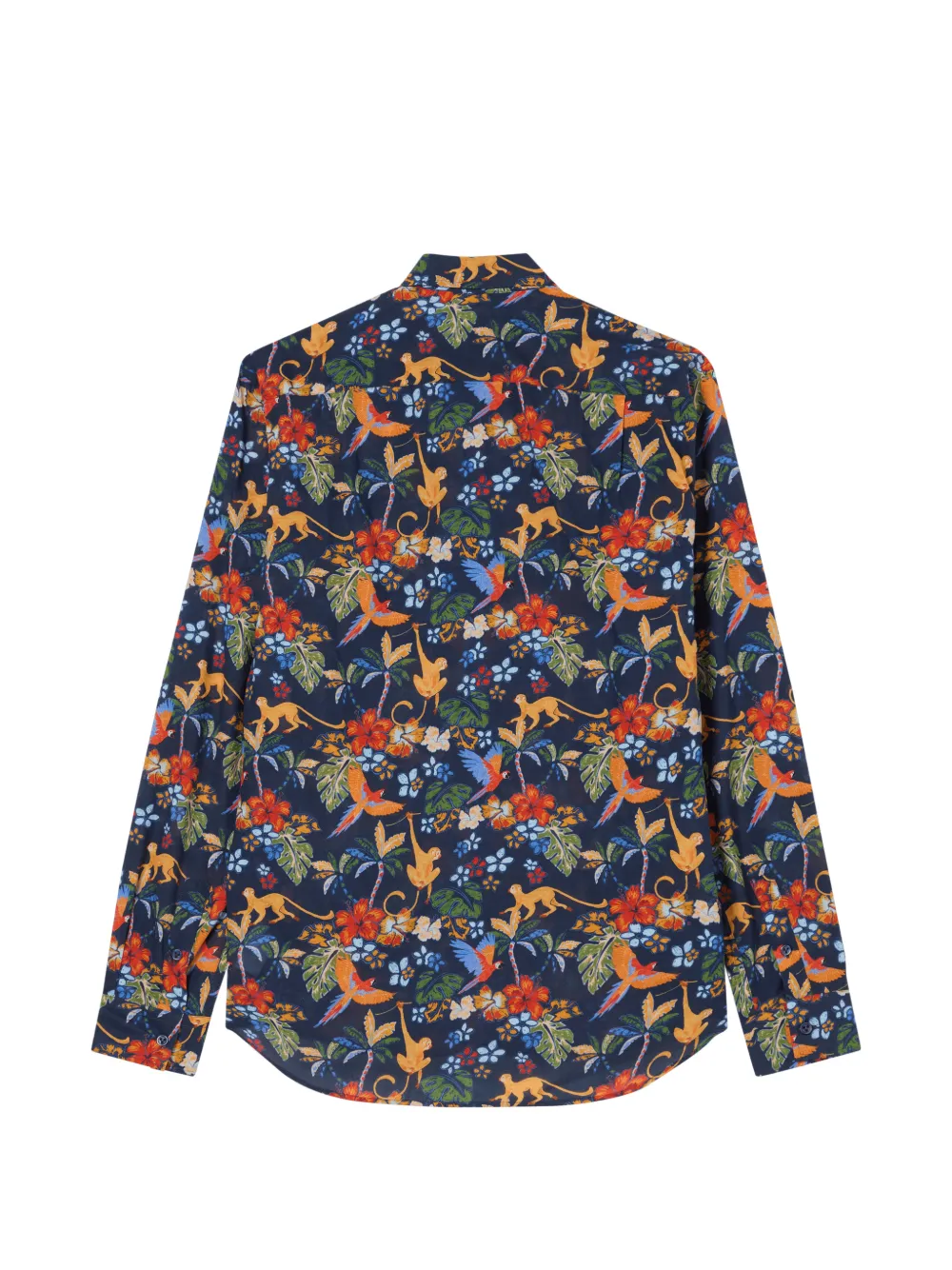 Vilebrequin Salvador shirt met bloemen-print Blauw