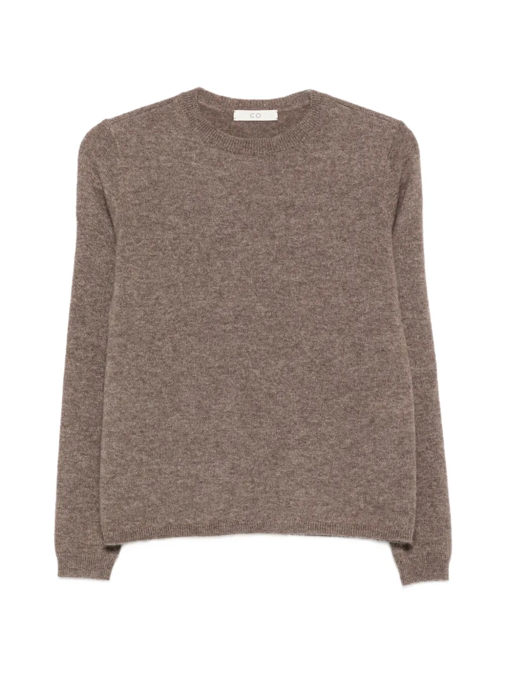 Co Crew-neck Long-sleeve Sweater in Brown
