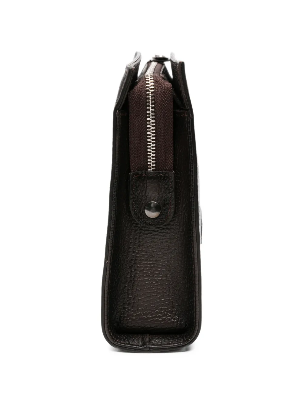 ALBERTO LUTI Leren clutch Bruin