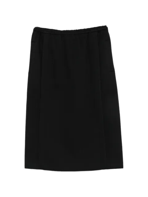 Carven elasticated-waist midi skirt