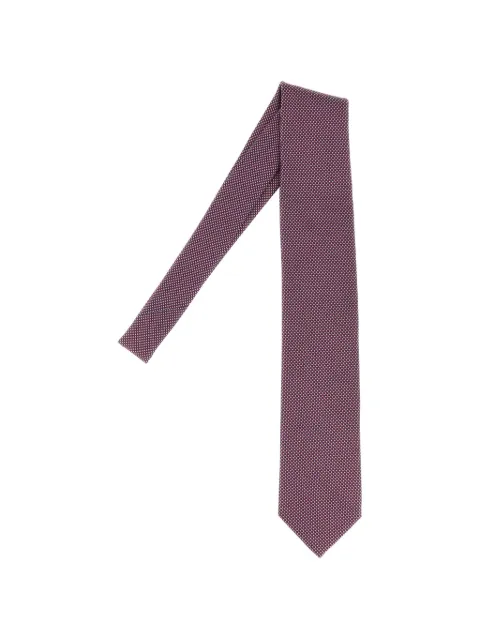 Brioni embroidered silk tie