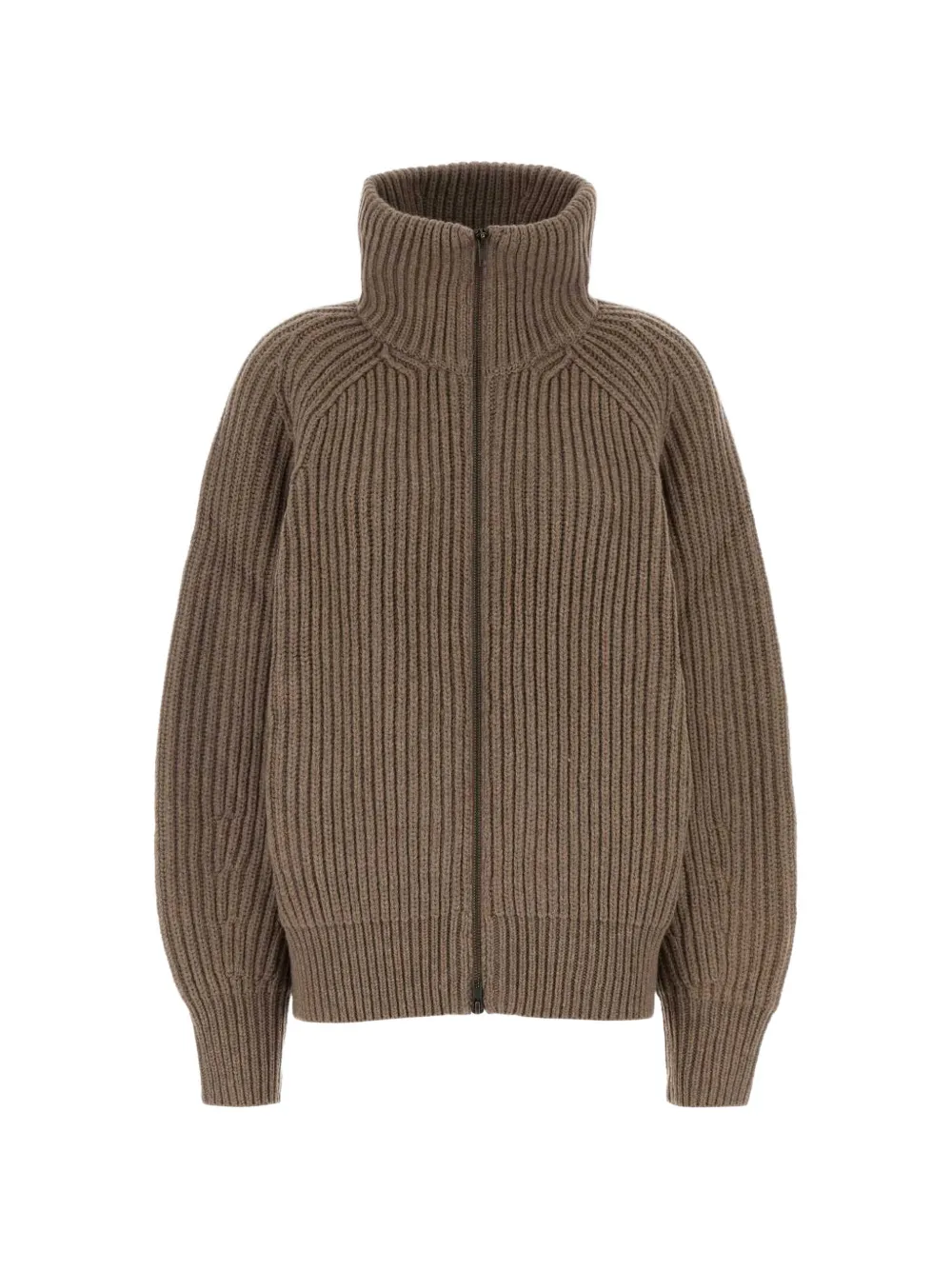 Soeur Jasper ribbed-knit cardigan - Neutrals