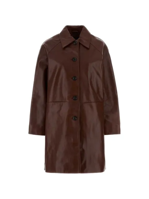 Soeur Logan leather coat
