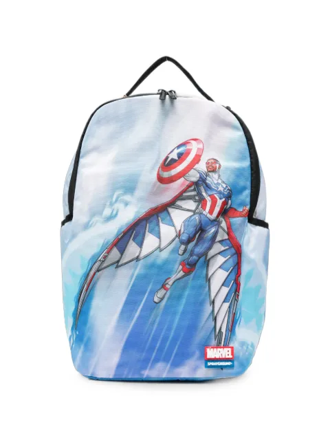 sprayground kid x Marvel print backpack