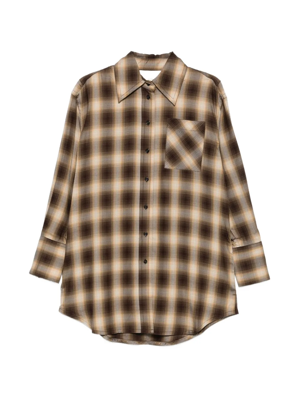 Co chemise oversize à carreaux - Marron