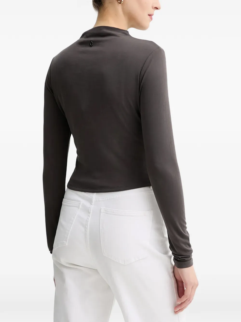GUESS USA Elyana top met lange mouwen Bruin