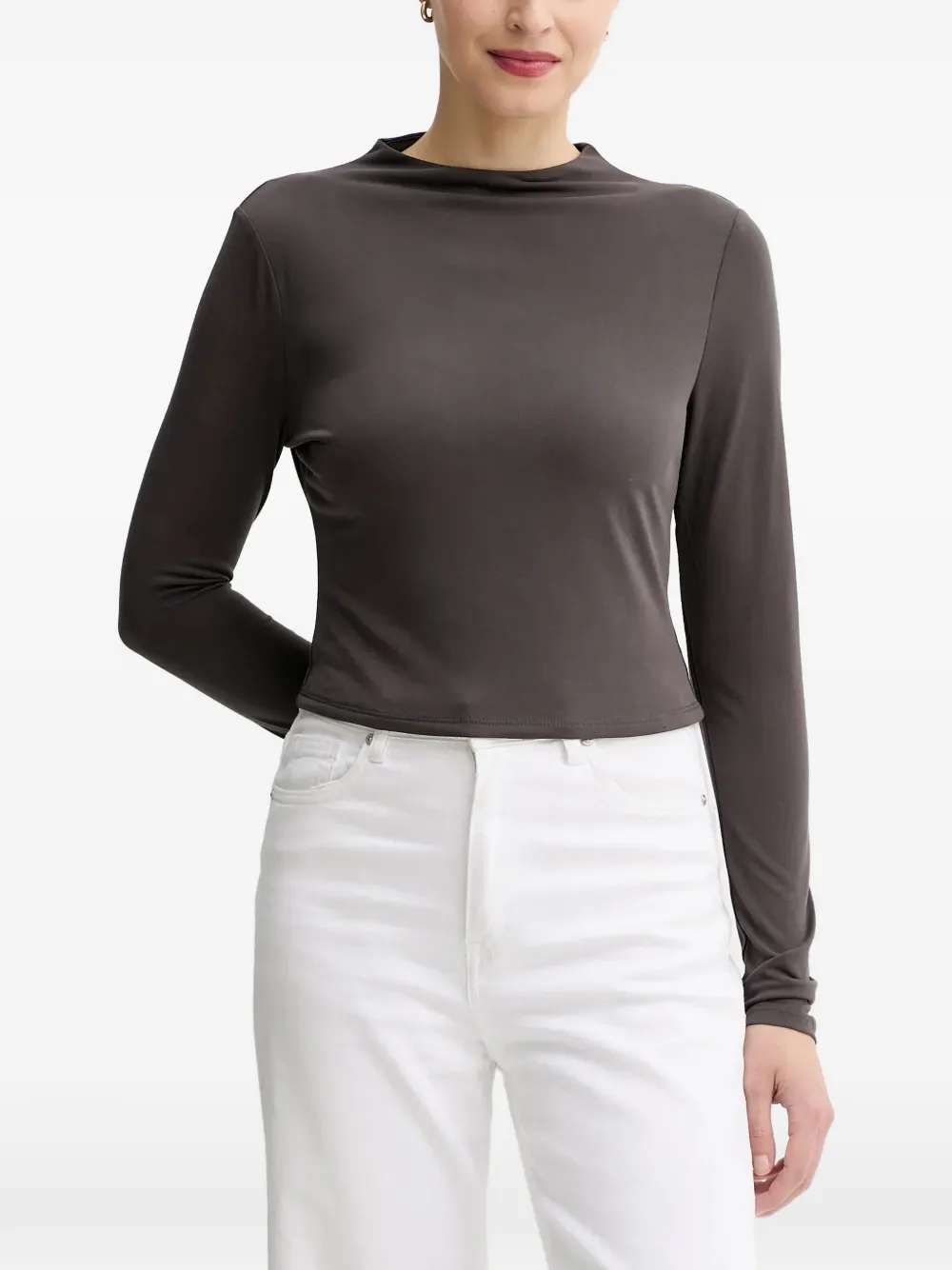 GUESS USA Elyana Langarmshirt - Braun