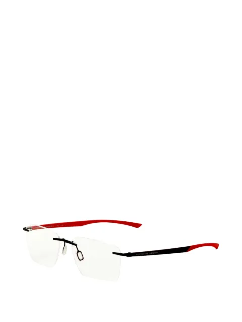 Porsche Design rimless rectangle-frame glasses