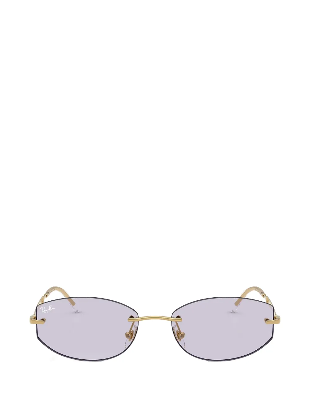 Ray-Ban RB3792 zonnebril met randloos montuur Goud