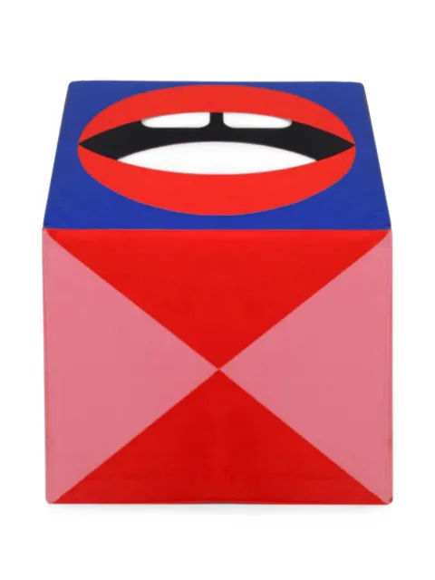 Qeeboo graphic-print geometric pouf