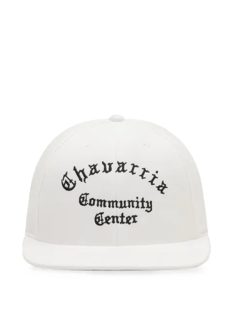 Willy Chavarria logo-embroidered cap