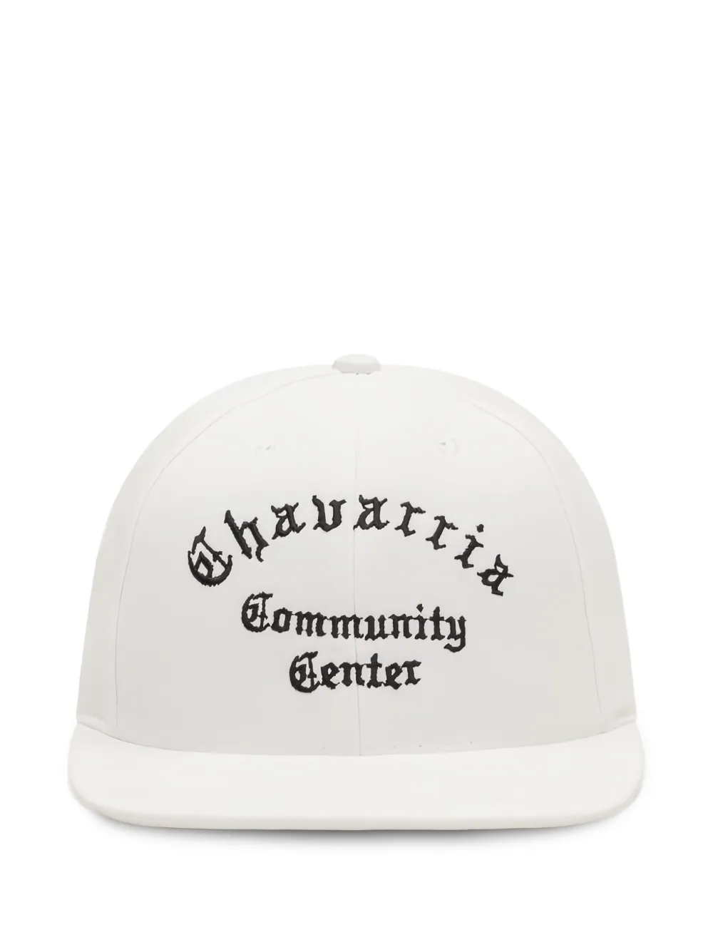 Willy Chavarria logo-embroidered cap - Weiß