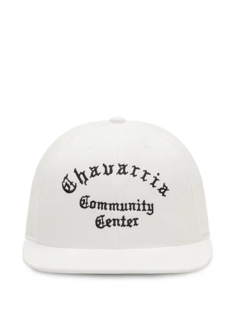 Willy Chavarria logo-embroidered cap