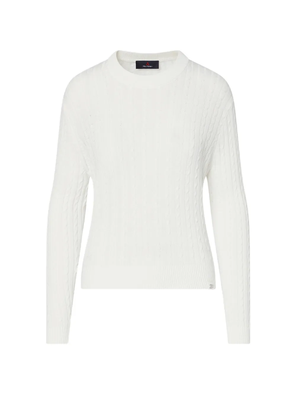 Peuterey pull New Forsizia en maille torsadée - Blanc Peuterey pull New Forsizia en maille torsadée - Blanc