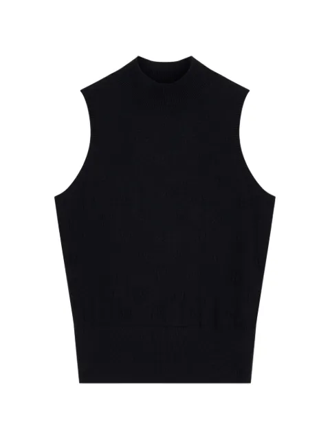 Armani Exchange monogram-pattern sleeveless top