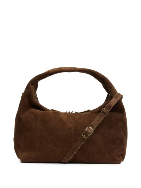 Ash suede tote bag