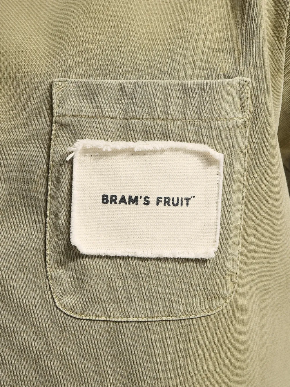 Bram s Fruit T-shirt met logopatch Groen