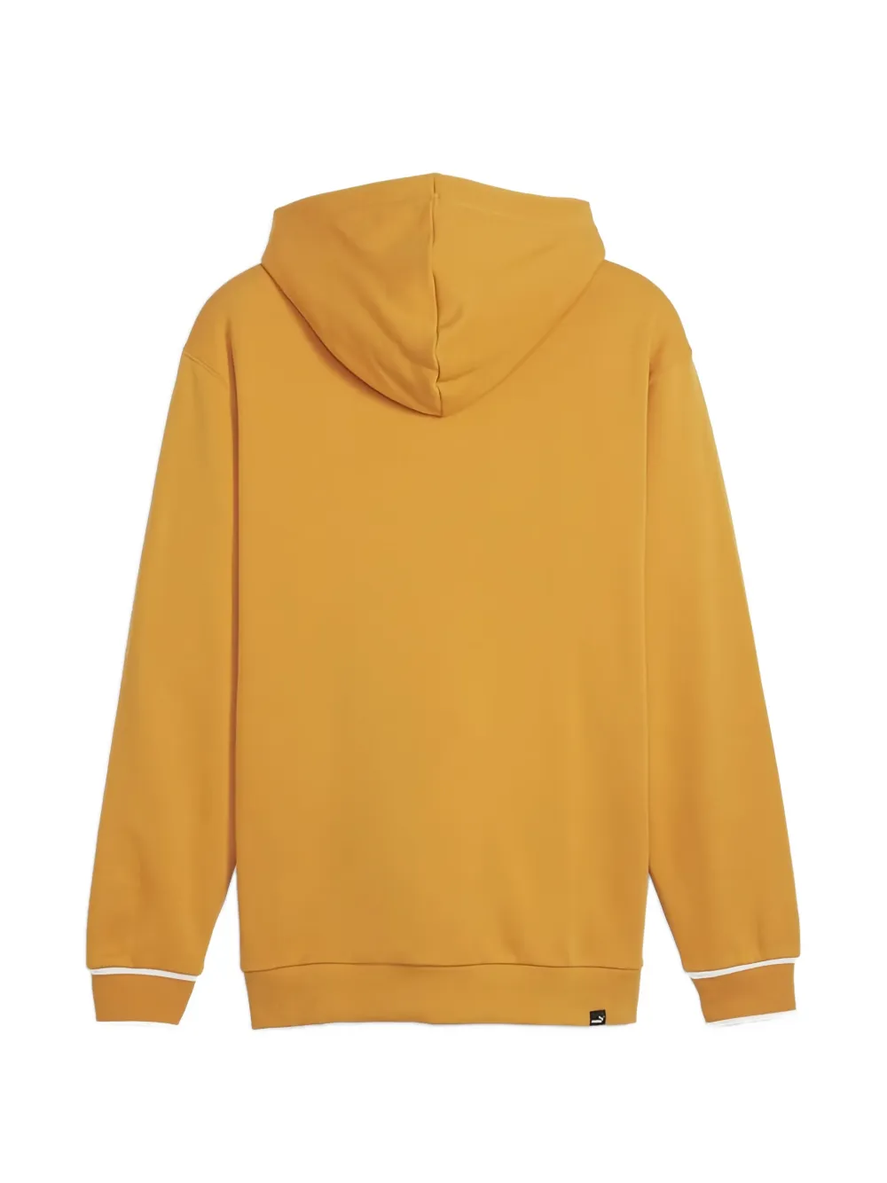 PUMA Hoodie met logoprint en trekkoord Oranje