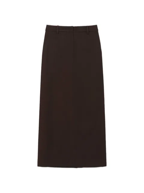 DUNST H-line belt-loops maxi skirt