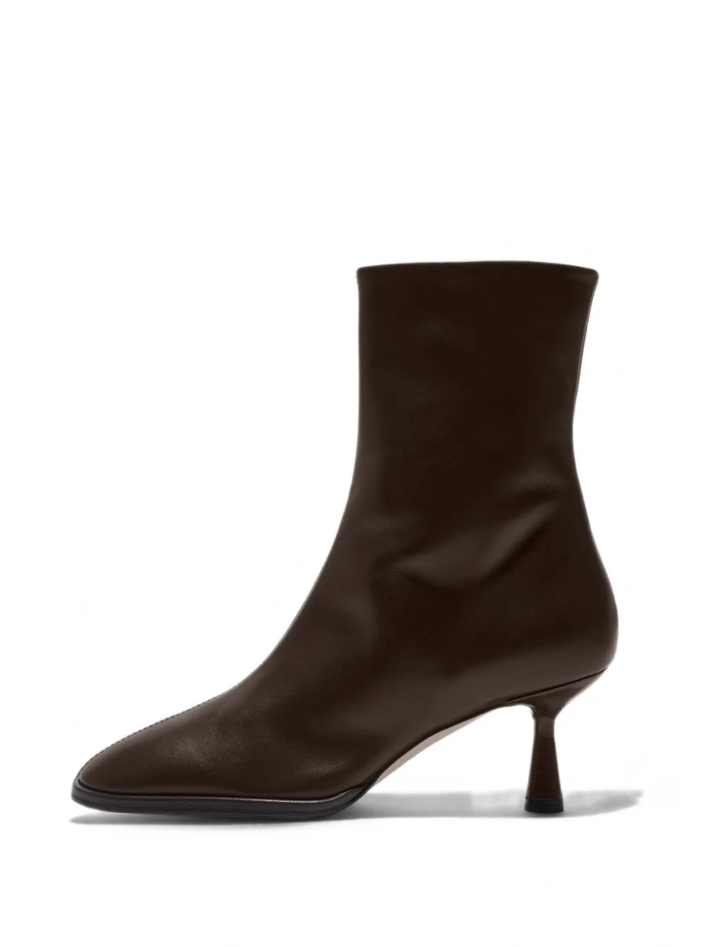 Aeyde Dorothy leather ankle boots - Marrone