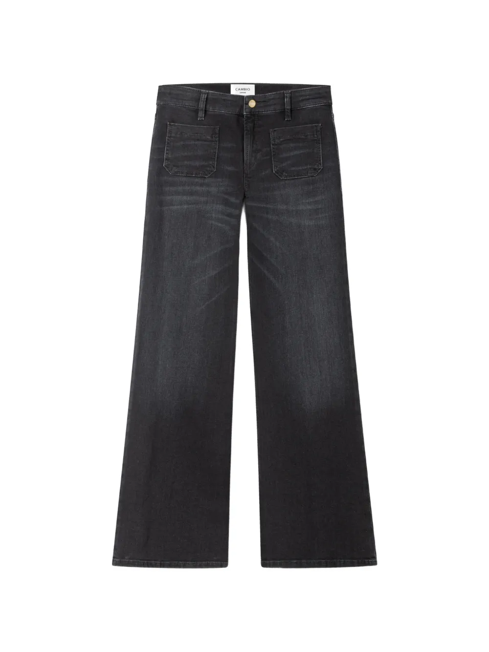 Cambio Amara patch-pocket jeans - Nero