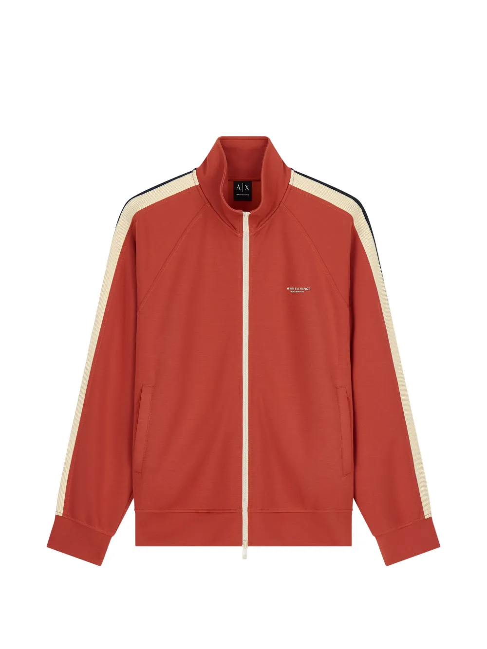 Armani Exchange side-stripe zip-up sweatshirt