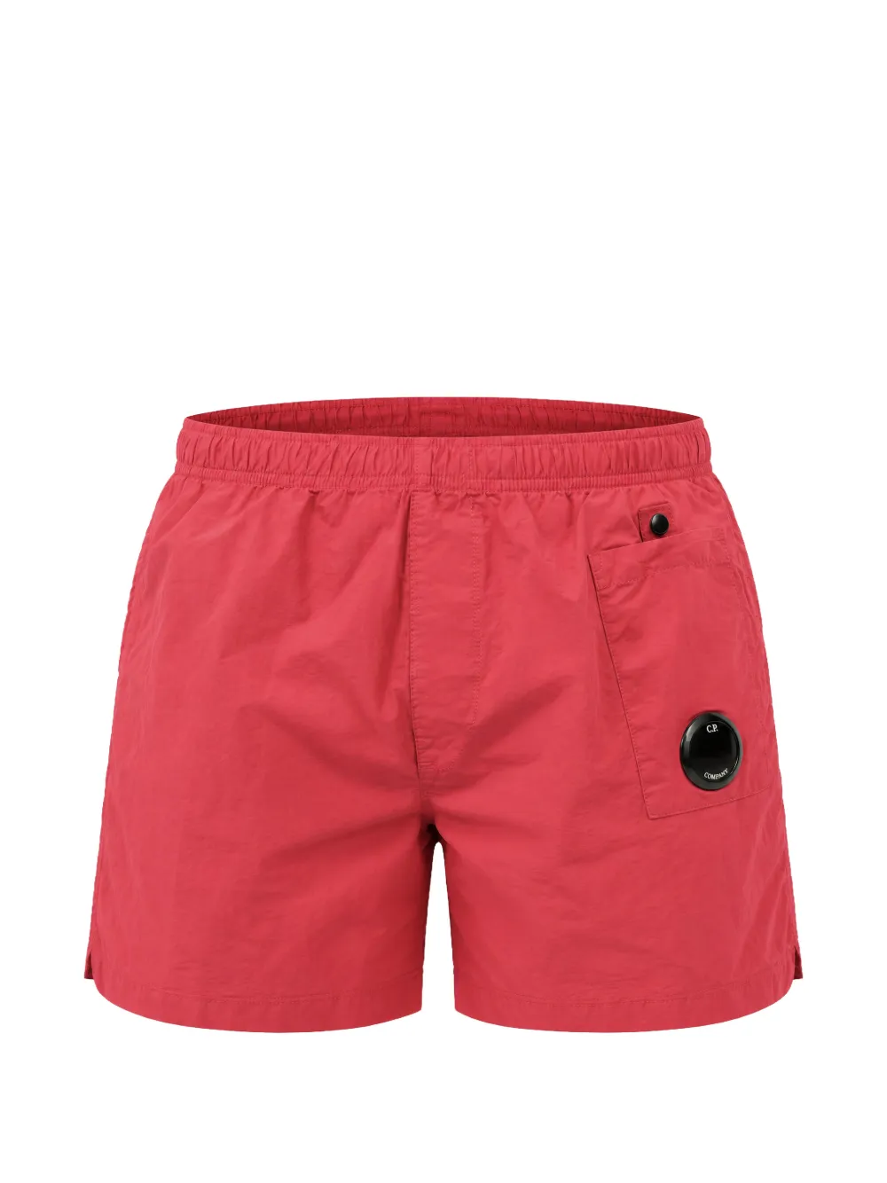 C.P. Company logo-patch swim shorts
