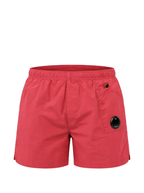 C.P. Company logo-patch swim shorts