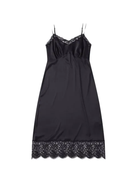 Simone Rocha lace-trim slip midi dress