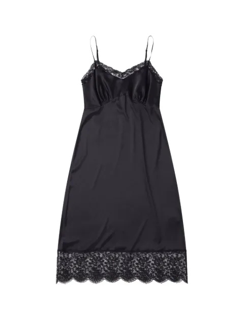 Simone Rocha lace-trim slip midi dress