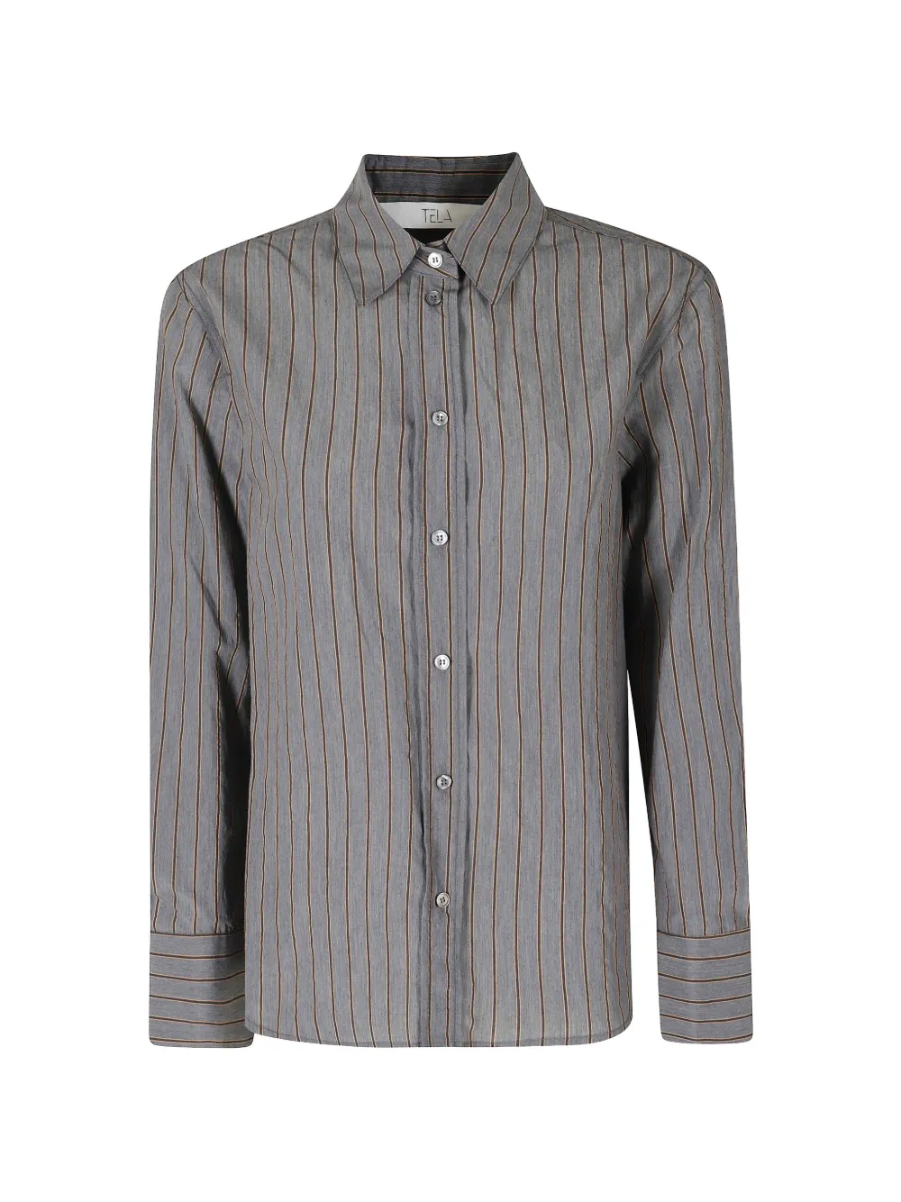 Tela vertical-stripe shirt - Blau