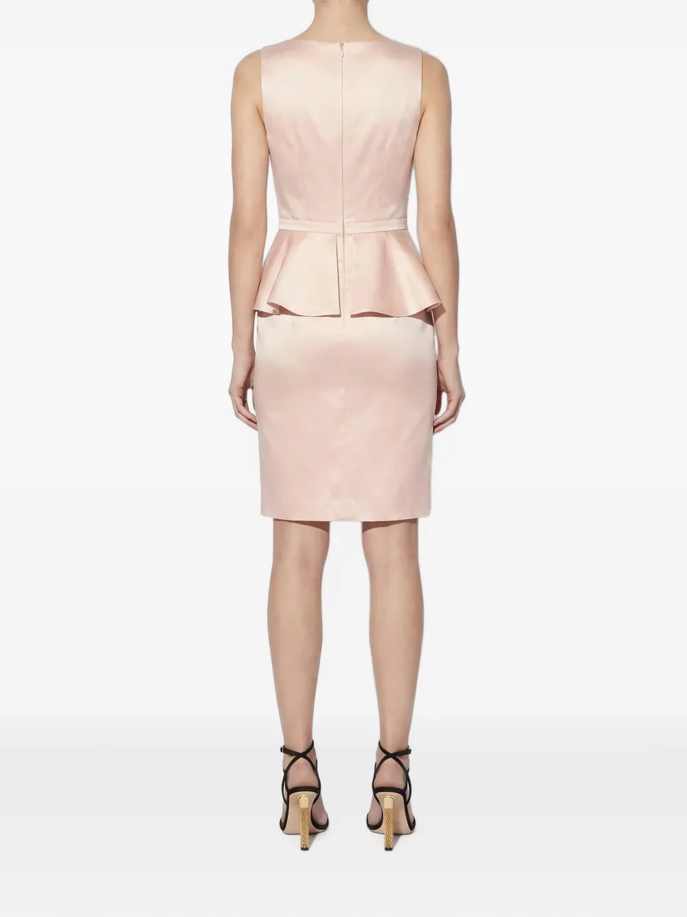 Elisabetta Franchi Gazar mini-jurk met ruches Roze