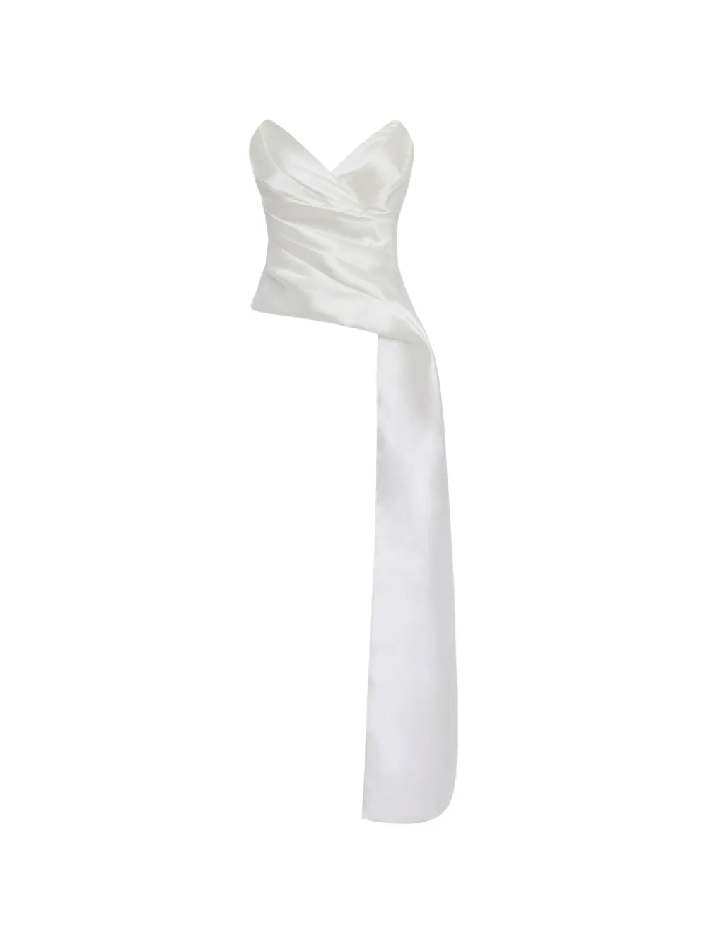 Elisabetta Franchi gazar top with tail-like panel