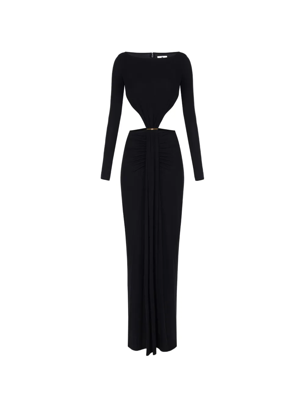 Elisabetta Franchi red-carpet dress in jersey fabric with cut-outs