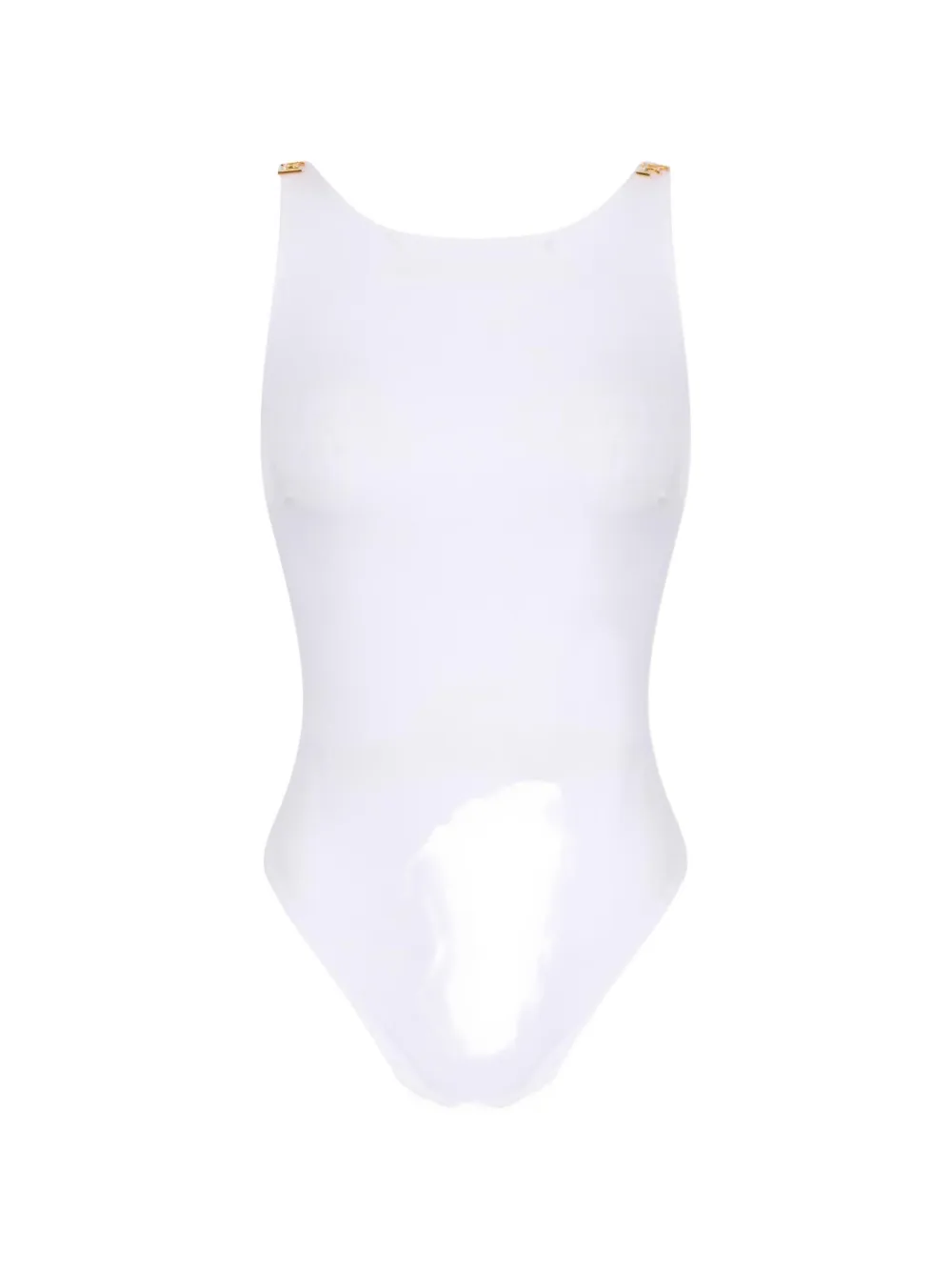 Elisabetta Franchi bodysuit in crêpe jersey fabric with jewel logos