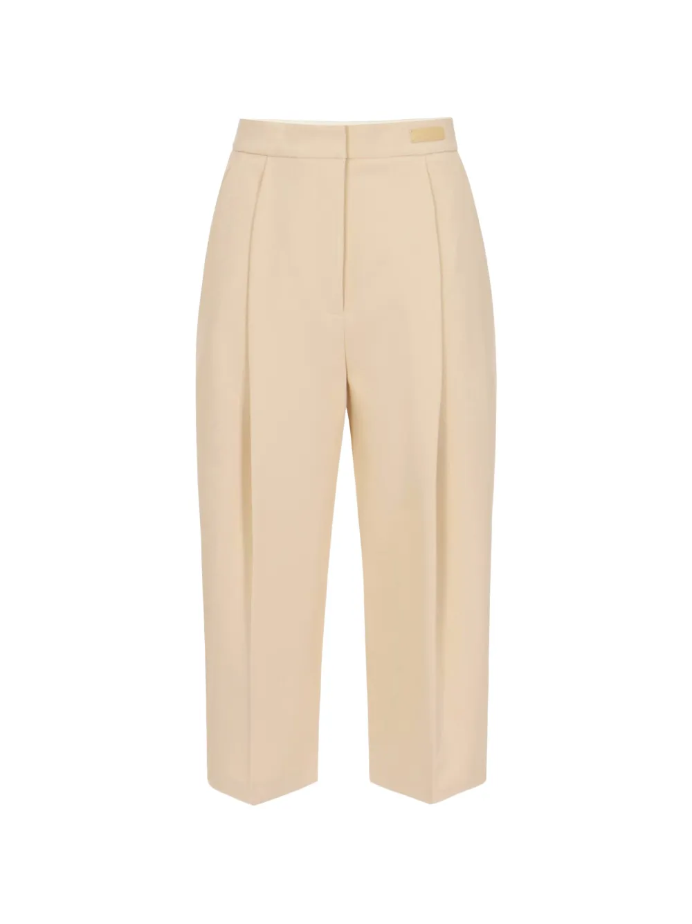 Elisabetta Franchi lightweight crêpe fabric trousers - Toni neutri