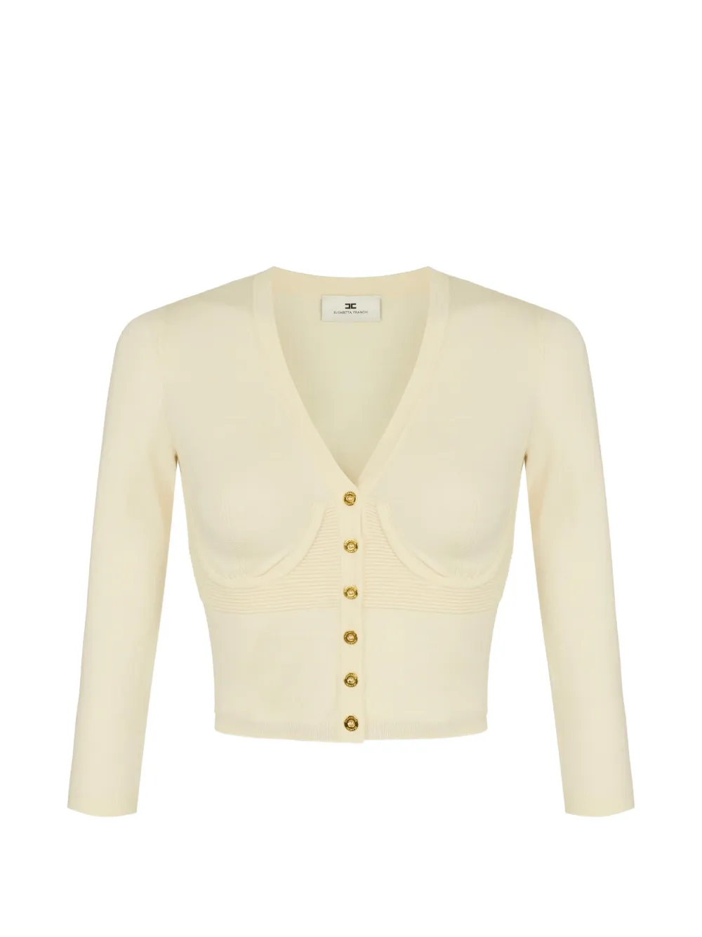 Elisabetta Franchi knit bustier-style cardigan