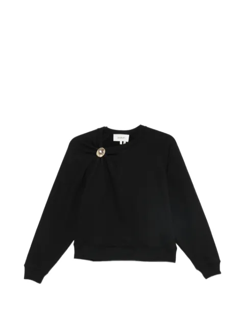 Ba&Sh Della embellished raglan-sleeve sweatshirt