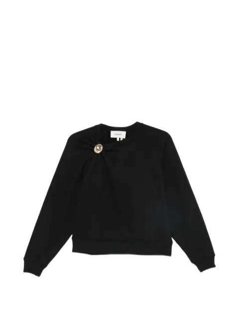 Ba&Sh Della embellished raglan-sleeve sweatshirt