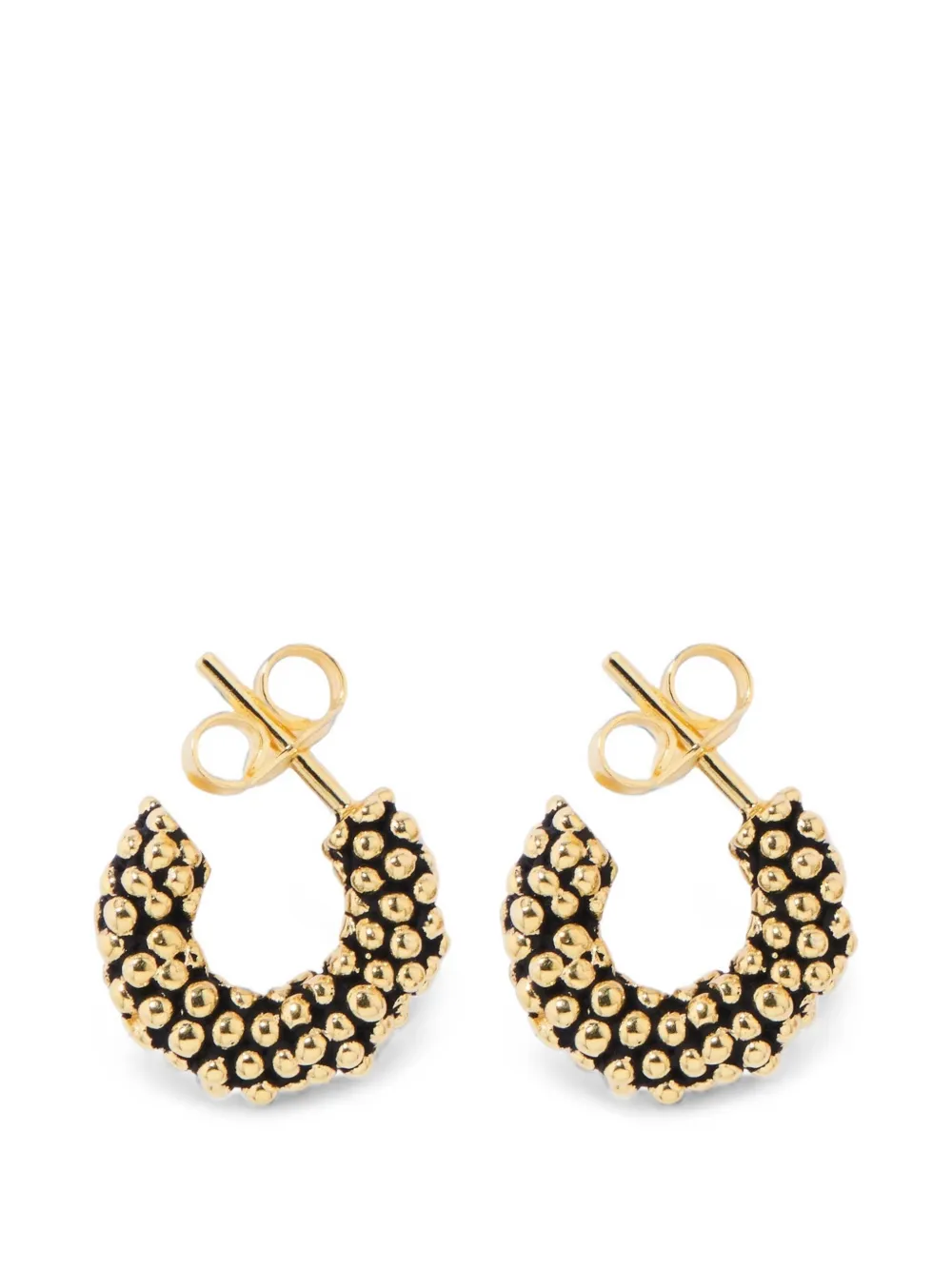 Aurelie Bidermann mini Makoma granulated hoop earrings