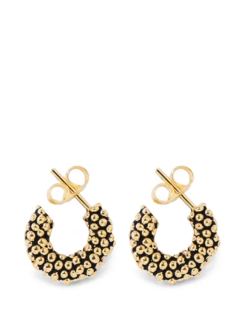 Aurelie Bidermann mini Makoma granulated hoop earrings