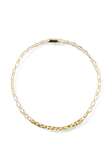 Aurelie Bidermann Imbali leopard-print necklace