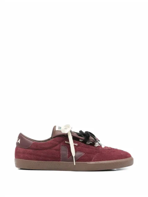 VEJA x Magliano suede logo-patch sneakers
