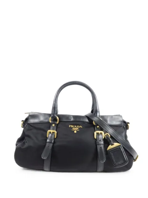 Prada Pre-Owned buckle-detail tote bag