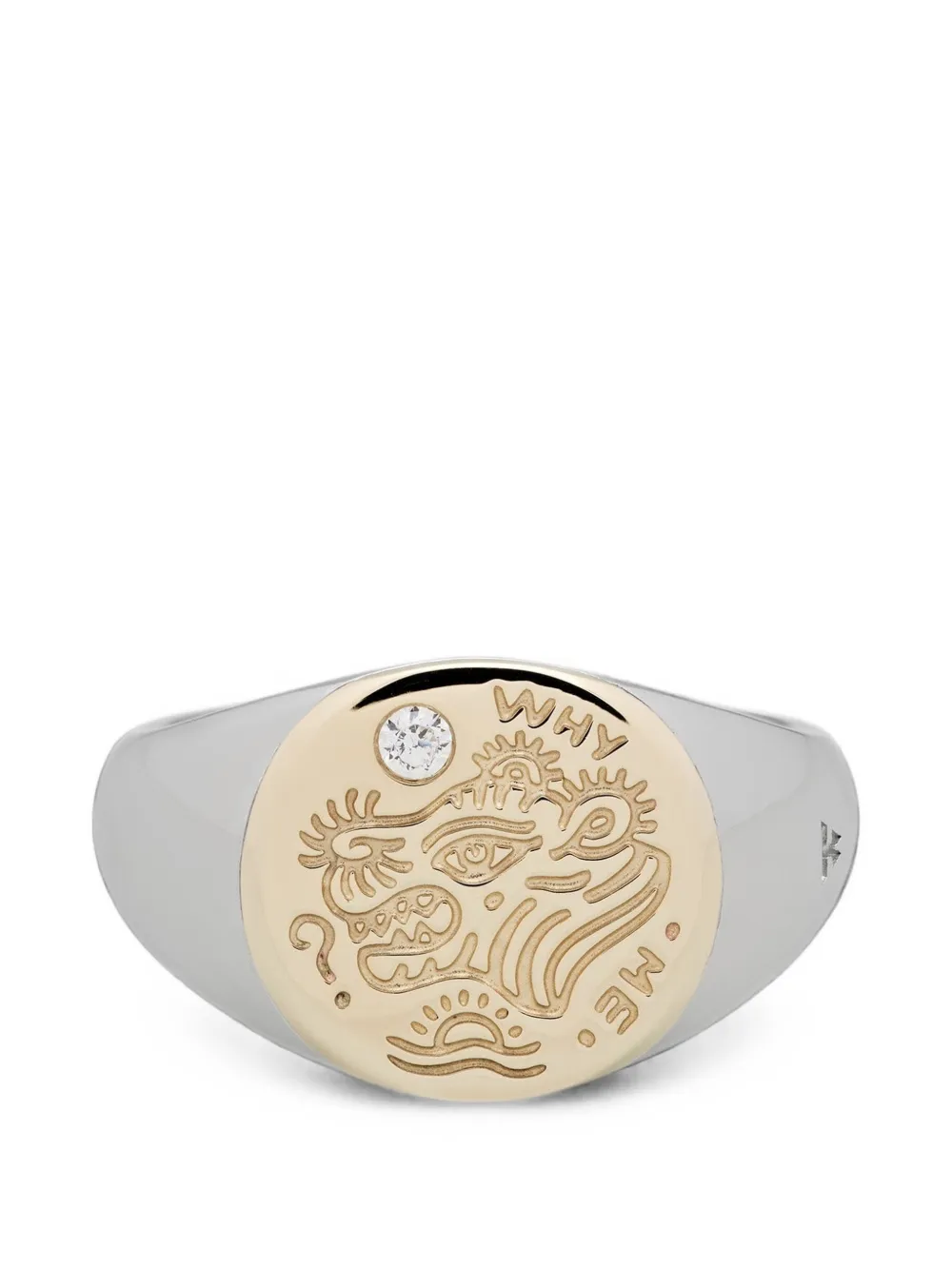 Tom Wood Why Me diamond-embellished ring
