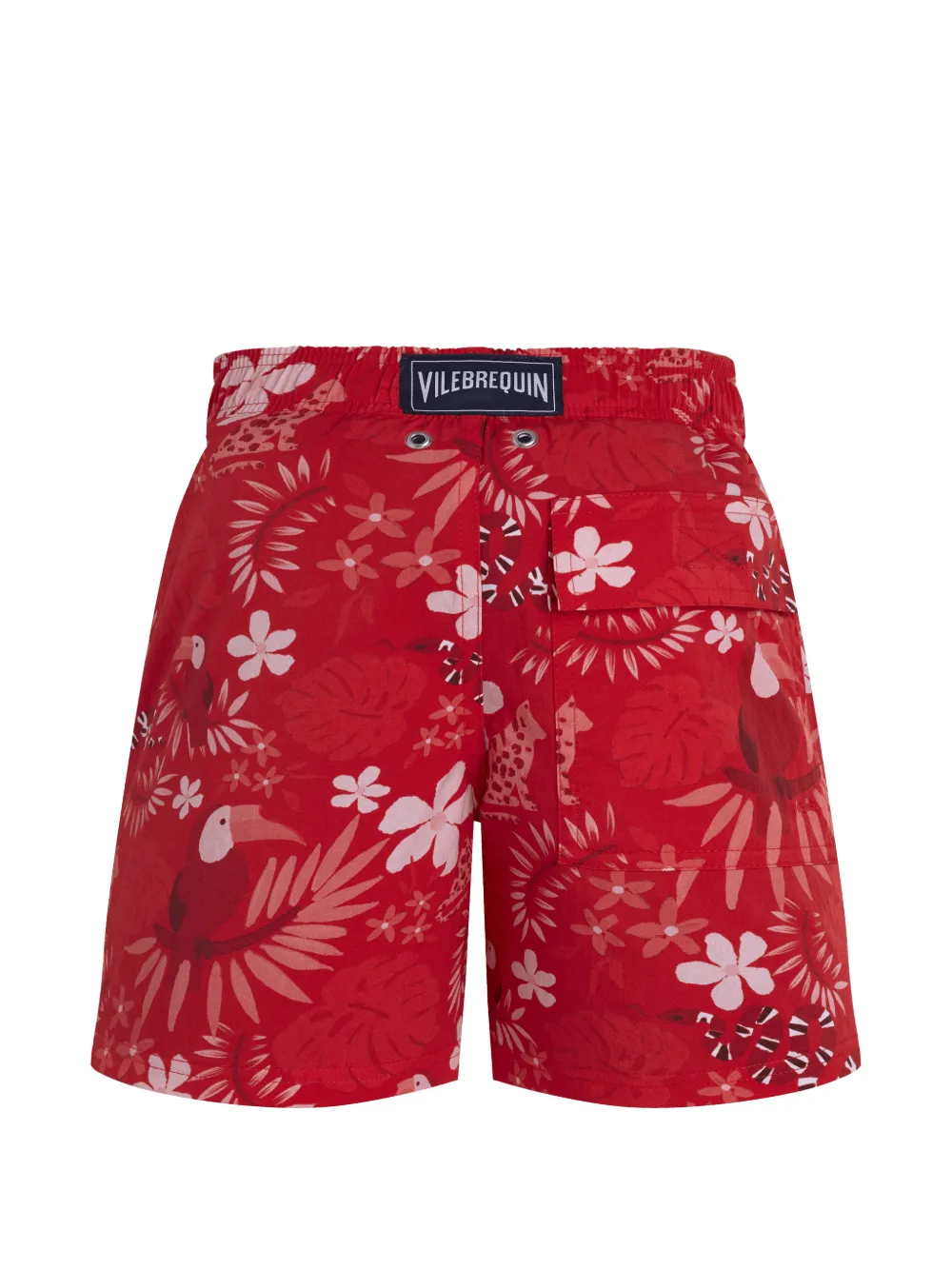 Vilebrequin Kids Zwembroek met print Rood